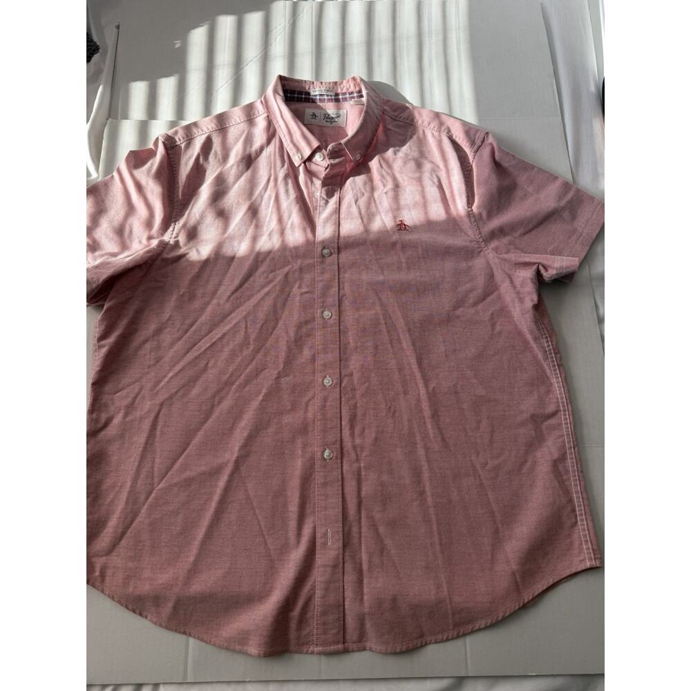 Original Penguin Heritage Slim Fit men's Short-sleeve button-down shirt